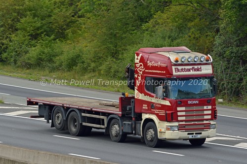 Truck photo 12x8 scania 124l - truck,
