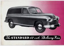 Standard Vanguard 12cwt Delivery Van Early 1950s UK Market Foldout Brochure