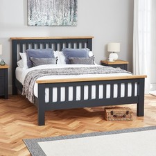 Cotswold Charcoal Grey Painted 5ft King Size bed -SLIGHT SECONDS - FC65-F365