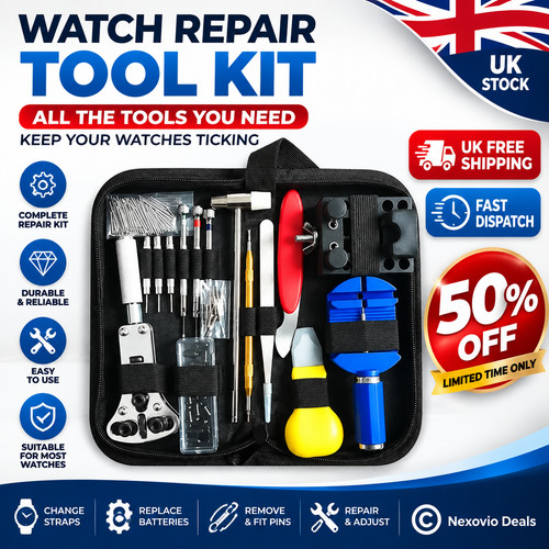 147pcs watch repair tool kit - watch,