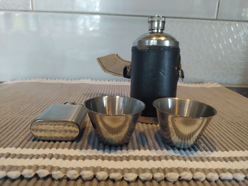Key ring hip flask vintage - ring,