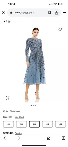 Mac duggal nwt - nwt, embellished
