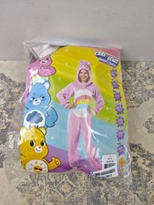 Rubie's 702763S000 Care Cheer Bear Comfy-wear Hooded Costume Jumpsuit Adult Size