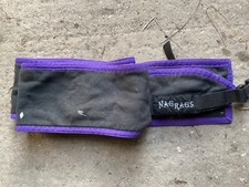 Purple fabric overgirth for