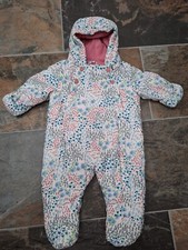 M&S Snowsuit Baby Girls 3-6