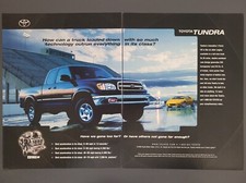 1999 2-PAGE PRINT AD Toyota