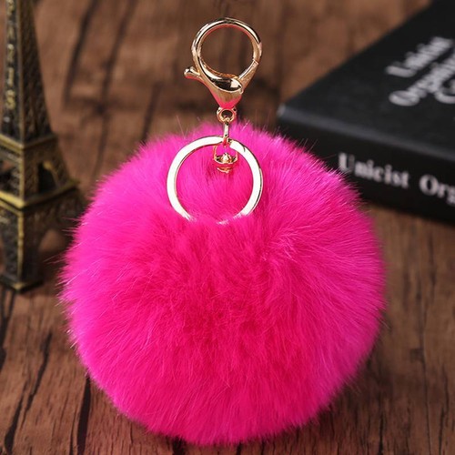 Keyring soft faux fluffy - keyring,