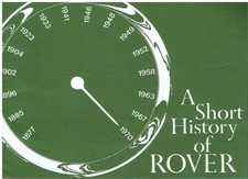ROVER 1877-1970 COMPANY &