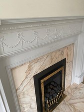Fire Surround Mantelpiece Grey