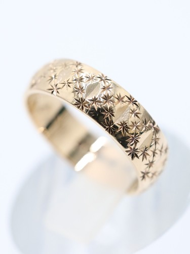 Gold gypsy stars ring 9ct - gypsy,