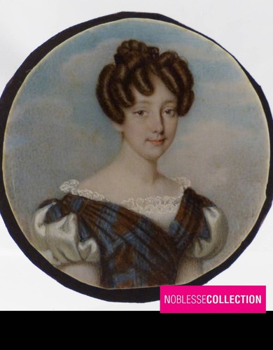 Antique french young lady - antique,