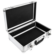 ALUMINIUM FLIGHT CARRY CASE FOAM TOOL LOCKABLE KEY CAMERA STORAGE BOX LARGE