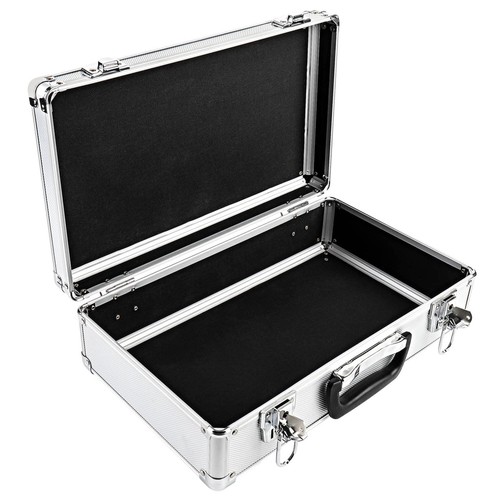 Aluminium flight carry case - aluminium,