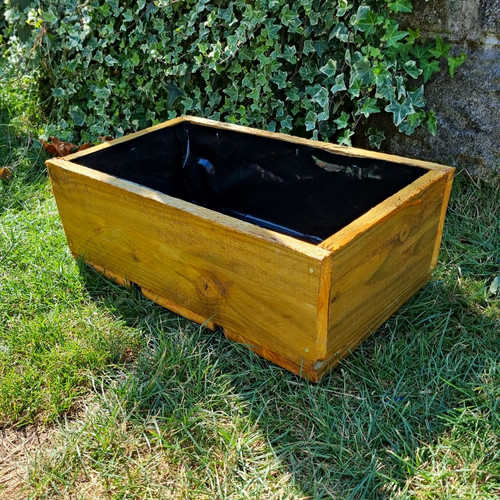 Wood rectangular trough garden - rectangular,