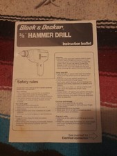 vintage Black & Decker 3/8