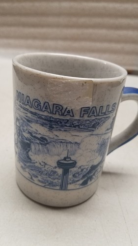 Niagara falls etched scene - etched,
