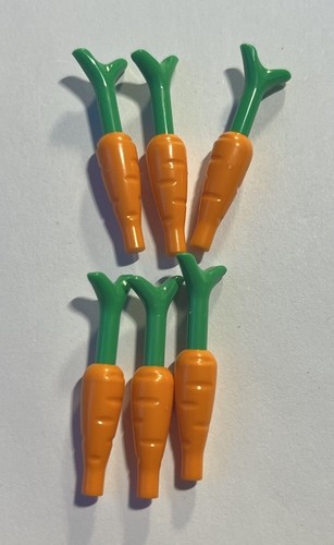 Lego carrots with tops - lego,