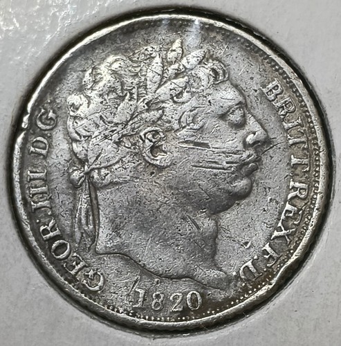 1820 sixpence 925 - sixpence,