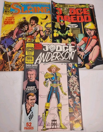 Vintage 2000ad comic books - vintage,