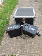 Abstract Pure Dichroic  DISCO/DJ Light X2 with Flight Case - VINTAGE 