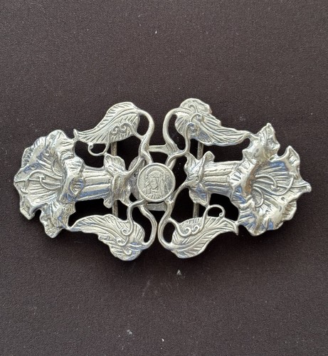 Solid silver art - silver, nouveau
