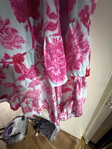 Boohoo floral dress pink - dress, 16