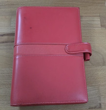 Rare! Filofax Piazza Crimson