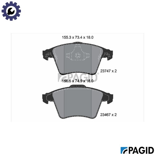 Brake pad set disc - brake,