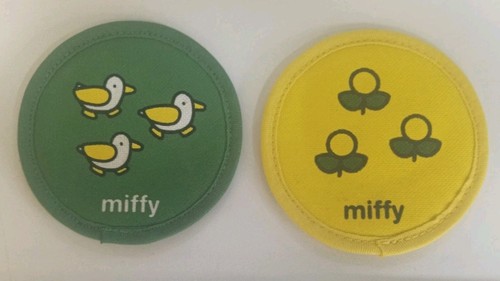 Miffy fabric coasters set 2 - fabric,