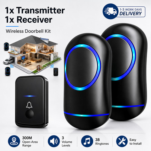 Wireless door bells waterproof - bells,