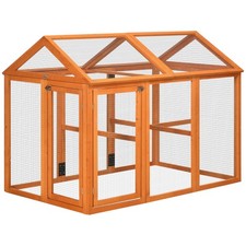 PawHut Chicken Run, Wooden