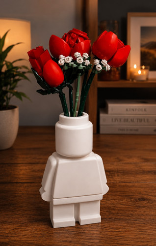 Mini figure vase - for, lego®