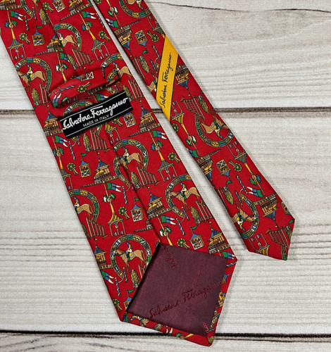 Salvatore ferragamo 100 - 100%, silk