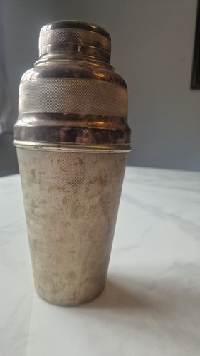 Antique silver plated cocktail - silver,