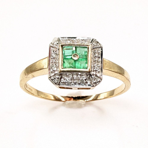 9ct gold art deco - 9ct,