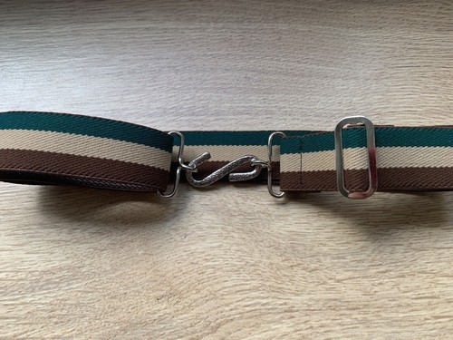 Elasticated snake belt green - snake,