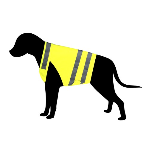 Vis dog vest - hi-vis,