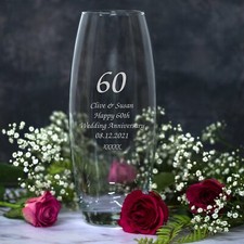 Personalised 60 Years Glass