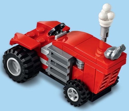Lego tractor monthly build - lego,
