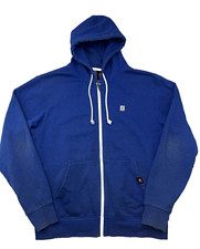 Salt Rock Mens Hoodie Full Zip Hooded Jacket Blue Size Large
