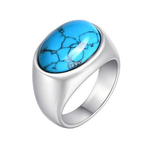 Men ring stainless - stainless, steel