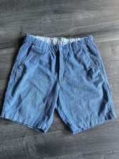 Levi's XX CHINO EZ Men's Blue Relaxed Fit Elastic Waist Corduroy Shorts Small