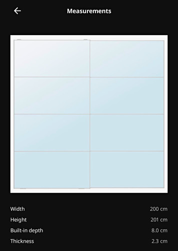 Ikea auli mirrored - auli, mirror