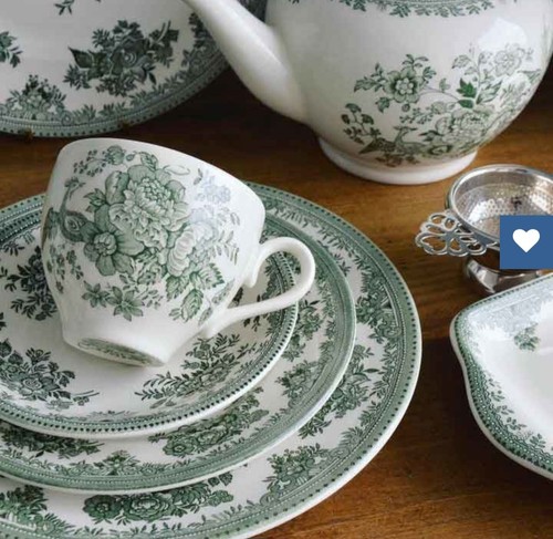Burleigh tea pot - pot,, cups