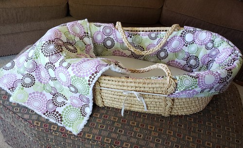 Baby moses basket - basket, w/