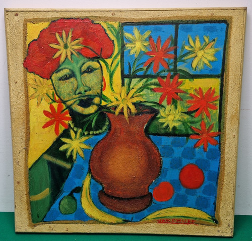 Naive folk art - naive, still