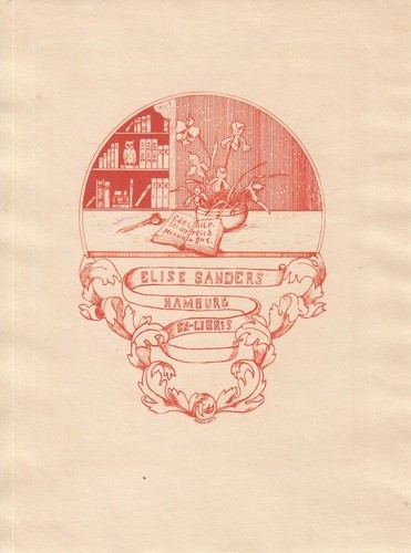 Exlibris bookplate klischee - bookplate,