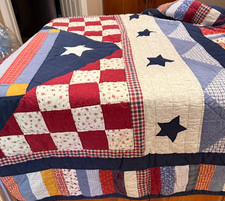 American Quilt Red White And