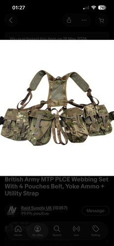 British army mtp plce webbing - army,
