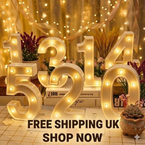 Led numbers letter - numbers,